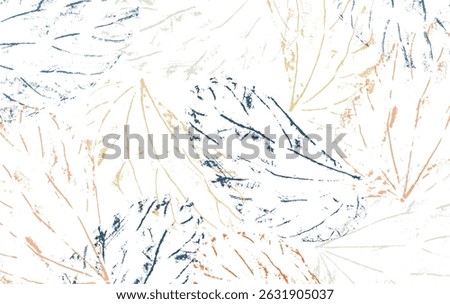 Abstract texture background with dry leaves and natural texture pattern vector template. Banner design and wallpaper in vintage style.