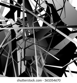 Abstract texture, background with edgy overlapping shape. Abstract  vector art