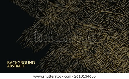 abstract texture background with fiber yellow color design vector