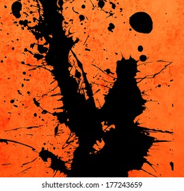 Abstract Texture Background, Paint Splatter, vector illustration