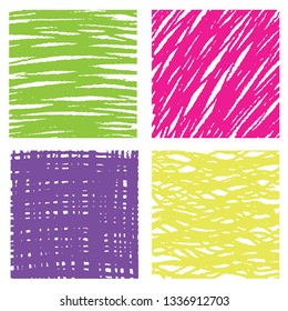 Abstract texture background set, hand drawn, sketches, doodle style, vector, pencil, dry brush. Art background for print, web, banner, invitation, post card, card, decoration. 