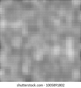 Abstract texture black and white halftone