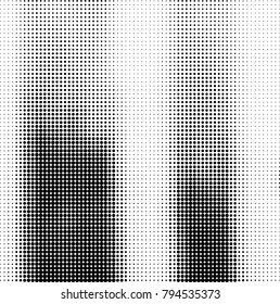 Abstract texture black and white halftone