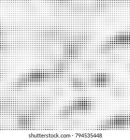 Abstract texture black and white halftone