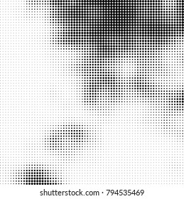 Abstract texture black and white halftone