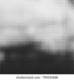 Abstract texture black and white halftone