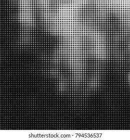 Abstract texture black and white halftone