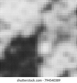 Abstract texture black and white halftone