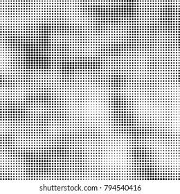 Abstract texture black and white halftone