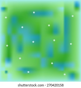 Abstract texture with blue and green