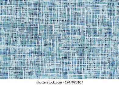 Abstract texture Blue pattern.  Square patterns or lines background. Grunge Geometric vector Pattern.