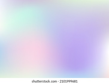 Abstract Texture. Blur Glitch. Bright Cover. Soft Futuristic Backdrop. Minimal Card. Hologram Background. Iridescent Background. Violet Metal Gradient. Blue Abstract Texture