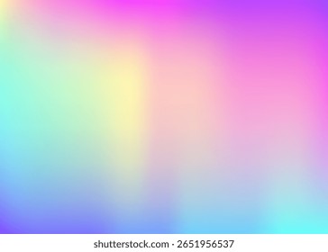 Abstract Texture. Blur Holography Template. Digital Fluid. Neon Vector. Pearlescent Gradient. Iridescent Background. Purple Soft Gradient. Plastic Light. Blue Abstract Texture