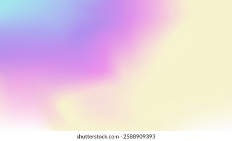 Abstract Texture. Bright Card. Purple Blur Background. Minimal Fluid. Shiny Banner. Hologram Gradient. Holographic Gradient. Neon Futuristic Brochure. Violet Abstract Texture