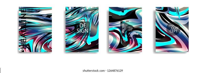 The abstract texture of brightly colored liquid paint. vector cover book with marble color on eps 10 The abstract texture of brightly colored liquid paint. vector cover book with marble color on eps 10