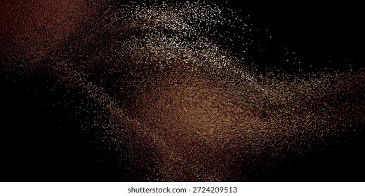 Abstract texture with brown and black tones, resembling a rough surface or natural pattern.