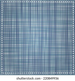 Abstract texture of canvas linen fabric background. Vector illustration.