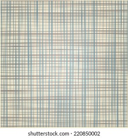 Abstract texture of canvas linen fabric background. Vector illustration.