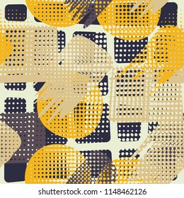 Abstract texture. Color disorder. Background of an uneven grating.