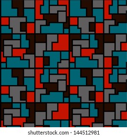 Abstract texture of color elements. Vector art