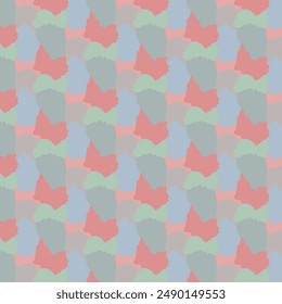 Abstract texture from colored elements of different shapes.