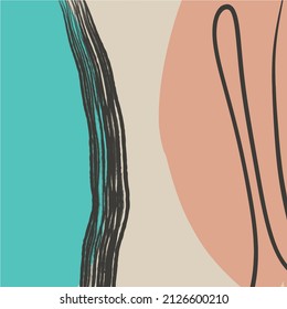 Textura abstracta con formas coloridas para la web, arte mural. fondo contemporáneo moderno. Diseño vectorial colorido para afiches, papel pintado, impresión, cubierta. 