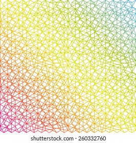 Abstract texture consisting of triangles. Well suited for packaging design.