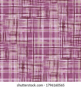 Abstract Texture with Crossing Stripes. Ethnic Print Imitation of Grass Mat. Seamless Tartan Pattern. Modern Pattern with Colorful Lines. Seamless Stripes.