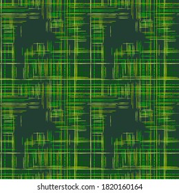 Abstrakte Textur mit Kreuzstreifen. Nahtlose Streifen. Ethnische Print-Imitation von Gras Mat. Nahtloses Tartan-Muster. Modernes Muster mit farbenfrohen Linien.