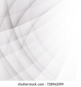 Abstract texture curve White and gray color technology modern futuristic background, vector illustration