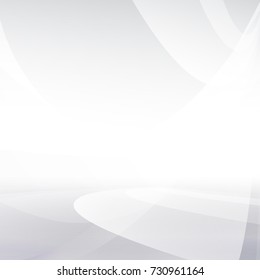 Abstract texture curve White and gray color technology modern futuristic background, vector illustration