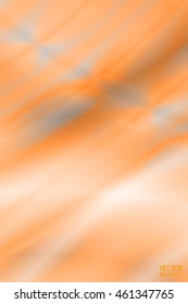 Abstract Texture Curved Pattern with Colorful Segments. Color Lines and Orange Waves. Vector Illustration