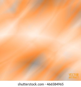 Abstract Texture Curved Pattern with Colorful Segments. Color Lines and Orange Waves. Vector Illustration