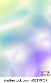 Abstract Texture Curved Pattern with Colorful Segments. Color Lines and Rainbow Waves. Vector Illustration