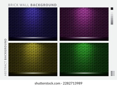 textura abstracta de la pared de ladrillo de color oscuro. El fondo vectorial se puede utilizar en diseño de portada, diseño de libros, fondos de sitios web o publicidad.