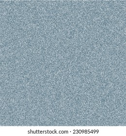 Abstract texture of denim linen canvas fabric background. Vector illustration.