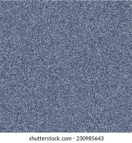 Abstract texture of denim linen canvas fabric background. Vector illustration.