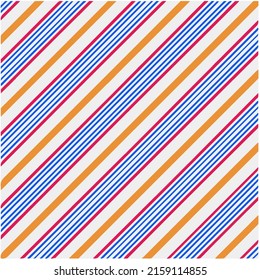 Abstract texture with diagonal multicolored stripes.Striped background.