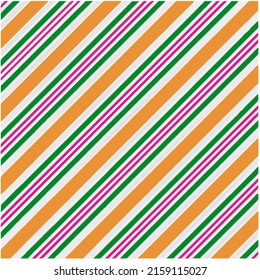 Abstract texture with diagonal multicolored stripes.Striped background.