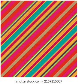 Abstract texture with diagonal multicolored stripes.Striped background.