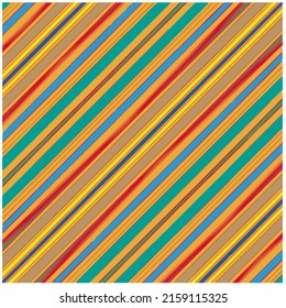 Abstract texture with diagonal multicolored stripes.Striped background.