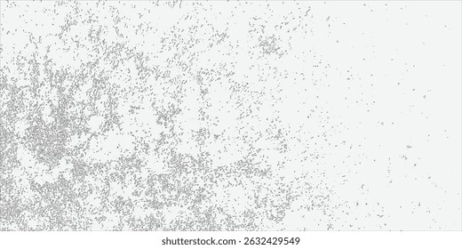 Abstract Texture of Dust, Old Damage, Dirty Grainy and Dusty Scratches on White Background, Overlay Vector Textures.