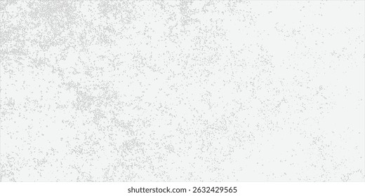 Textura Abstractas de polvo, daño viejo, arañazos sucios granulados y polvorientos sobre fondo blanco, superposición de texturas de Vector.
