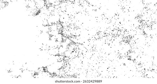 Textura abstrata de poeira, dano velho, granulado sujo e arranhões empoeirados no fundo branco, sobrepor texturas vetoriais.