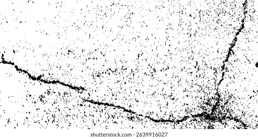 Abstract Texture of Dust, Old Damage, Dirty Grainy and Dusty Scratches on White Background, Overlay Vector Textures.