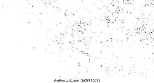 Abstract Texture of Dust, Old Damage, Dirty Grainy and Dusty Scratches on White Background, Overlay Vector Textures.