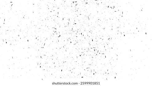 Abstract texture dust particle and dust grain on white background. Dirt overlay or screen effect use for grunge and vintage texture vector illustration on cement floor texture, concrete texture.