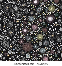 abstract texture of the flowers and the elements