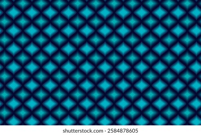 Abstract texture with futuristic geometric pattern in blue tones with light effect