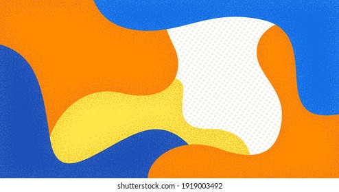 Abstract texture with futuristic liquid shapes. Colorful background pattern. Vector illustration.